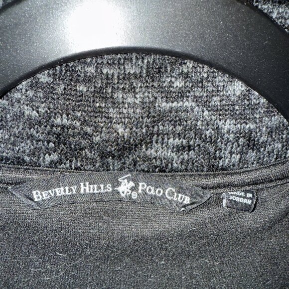 Beverly Hills Polo Club Jacket Mens Large Mock Neck Long Fleece  100% Polyester - Picture 2 of 12